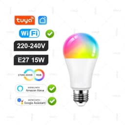 Tuya E27 GU10 E14 Smart Bulb Bluetooth WiFi Zigbee Dimmable Smart LED Lamp RGBCW LED Light Bulb Work With Alexa Google Assistant