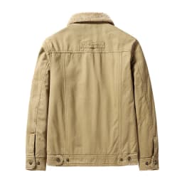 Men 2025 Winter New Fleece Thick Warm Jacket Men Fashion Casual Windproof Coat Men Autumn Outwear Outdoor Fur Collar Jacket Men