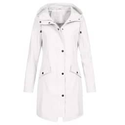 Women Waterproof Zipper Rain Jacket Solid Color Ladies Outdoor Mountaineering Lightweight Raincoats Plus Size XS-3XL