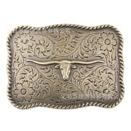 Stylish and simple Bull head pattern belt buckle YonbaoDY