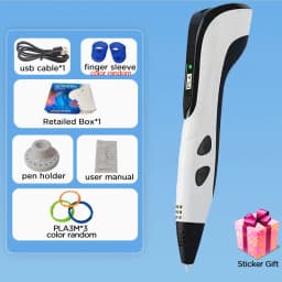 New 3D Pen 3D Printing Pen for Children 1.75mm PLA Filament DIY Drawing Birthday Christmas Gifts for Kids