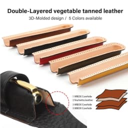 CRAZYSMITH Handmade Genuine Leather Fountain Pen Case, Full Grain Cowhide Pen Sleeve Holder, Protective Pen Pouch, Luxury Gifts
