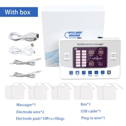 EMS Electric Muscle Stimulator Tens Unit Electrostimulator Pulse Massager Rechargeable Full Body Care Muscle Relax Device