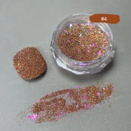 12 Colors Chameleon Glitter Flakes Irregular Untra-Thin Chameleon Yuki Glitter Sequins Mirror Effect Manicure Chameleon Sequins