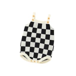 Infant Bodysuits Clothes 0-18m Plaid Pattern Newborn Boys Girls Casual Sleeveless Onesie Body Coverall Toddler Outfits One Piece