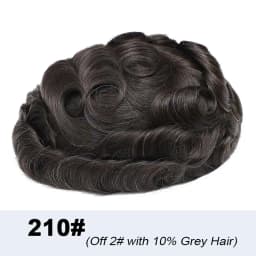 0.03 Ultra Thin Skin Toupee Undetectable Men's Capillary Prosthesis Realistic Wig Man Human Hair Microskin Hair System For Man