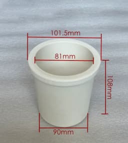 1-3KG Ceramic Shield Gold Melting Cup Foundry Crucible For Induction Furnace Quartz Coat Metal Casting,Jewelry Making Tools