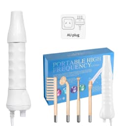 New Orange High Frequency Facial Machine Electrotherapy Wand Neon Argon Tubes Wands Device Face Skin Care Beauty Tools Home Use