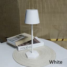 3 Colors Table Lamp LED Touch Sensor Desktop Night Light Rechargeable Wireless Reading Lamp for Restaurant Hotel Bar Room Decor