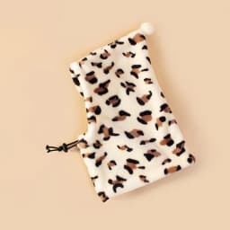 Fleece High Neck Dog Hat Winter Pet Accessories for Dogs Cats Windproof Warm Leopard Puppy Headgear Gorro Para Perro