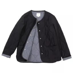 Artistic Japanese Sle Women's Cotton Jaet Thin round Ne ort Coat Inner Wear Small Size Autumn Winter Faion Commute