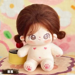 Cute 20cm Idol Doll With Clothes Kawaii Plush Cotton Dolls Stuffed Toy DIY Birthday Gift