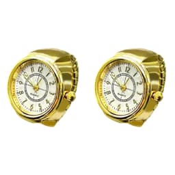 Creative Alloy Shell New Hot Selling Finger Circular Arabic Numeral Scale Dial Couple Men's And Women's Ring Watch