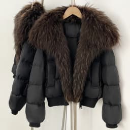 OFTBUY New Winter 90 Duck Down Jacket Women Real Fox Fur Short Warm Puffer Coat Female Fashion Casual Natural Fur Outerwear Lady