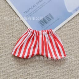 Labubu Doll Clothing Versatile Pants 17cm Plush Doll Clothing Accessories Labubu I II Idol Doll Sitting Party Accessories
