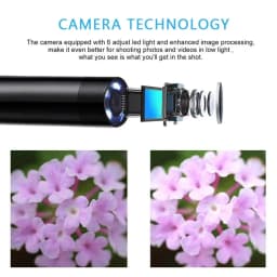 5.5/7.0MM Type-C Endoscope Camera with 6 Adjustable LEDs USB Android Flexible Inspection Borescope for Phone PC