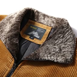Treesolo Male Thermal Windbreaker Plus Size Men's Warm Winter Corduroy Jackets and Coats Fur Collar Winter Casual Jacket Outwear