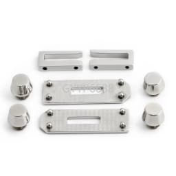 1/2/5Sets Silver Diamond Steel Lock Puller Slider For Birkin 30 Handbags Bags Hook Clasps Eyelet Plate Rivet Studs Accessories