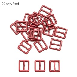 Newest 20Pcs Tri-glide Mini Buttons Metal Belt Buckle Doll Clothes Buttons Shoes Buckle For Blyth Doll Bags Clothing Accessory