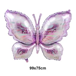 1set Pink Butterfly Balloons 32inch Number Balloon Set Happy Birthday Butterfly Foil Balloon Baby Shower Birthday Party Decors