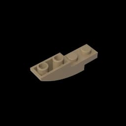 Gobricks GDS-731 BRICK 1X4X1 INV. BOW compatible with lego 13547 children's DIY Educational Building Blocks Technical