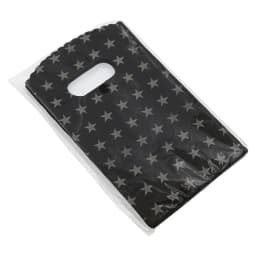 200pcs 9X15cm Heart and Butterfly Patterns Plastic Jewelry Gift Bag Jewelry Pouches Bags