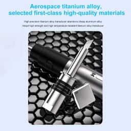 Ultrasonic Cutter 40KHz Cutting Frequency 3 Speed Adjustable with Titanium Alloy Blade Tip for Plexiglass PCB Carbon Fiber