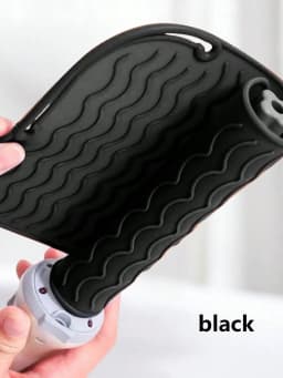 New Plus Size Silicone Heat Resistant Mat Portable Travel Hot Tools Pad Cover for Curling Iron, Flat Iron Hair Straightener