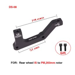 MTB Bicycle Brake Rotor 120 140 160 180 203mm 6 in Stainless Steel Hydraulic Brake Rotor MTB Road Bike Disc Brake With T25 Bolt
