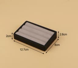 Jewelry Storage Box Gem Box V Groove Diamond Ring Face Bare Stone Color Treasure Bare Diamond Box Counter Sample Display Props