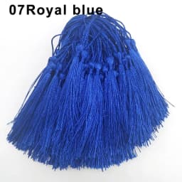 100Pcs Tassels 13cm Silky Floss Bookmark Tassels with Cord Loop Chinese Knot Tassel Fringe Jewelry Making DIY Craft Accessories