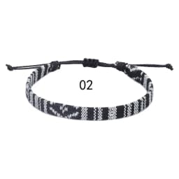 Woven Ethnic Nepal Bracelet Boho Women Men Fabric Thread Rope Hand Wrist Strap Weave Braid Wristband Luck Friendship Knot Bangle