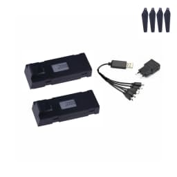 3.7V 2600Mah Battery For E88 E88PRO E88MAX E525 E99 E99PRO P1 P5PRO K3 S1 P8 Mini Uav Drone Battery Special Rc Part with charger