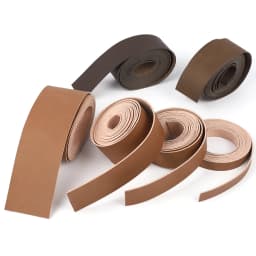 2Meters DIY Crafts Leather Strips Strap for Bag Accessories Coffee Brown Handbag Handles Decor Belt Watch Straps Leathercrafts
