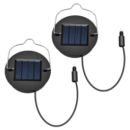 2/4Pcs 600Mah Solar Panel Replacement Tops Waterproof Outdoor Lighting DIY for Garden Yard Patio Decoration Lanterns Lights