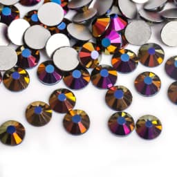 SS16 SS20 SS30 Glitter Rhinestone Crystal AB Non Hot Fix Flat back Rhinestone Apparel for Nail Art Fabric Garment