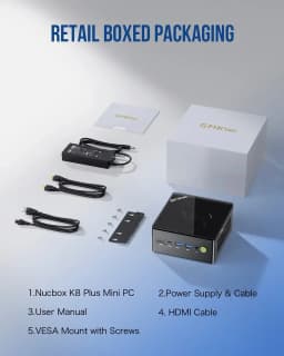GMKtec K8 Plus AMD Ryzen 7 8845HS MINI PC Windows 11 Pro DDR5 M.2 NVMe SSD WIFI6 BT5.2 Oculink Desktop Mini PC Gamer Computer