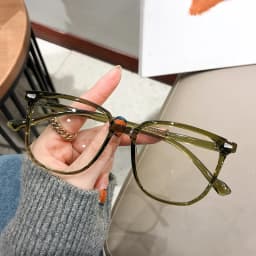 Finished Ladies Myopia Glasses Retro Anti Blue Light Blocking Near Sight Eyeglasses Optical Prescription Short-sight Eyewear
