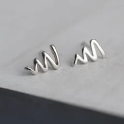Silver Plated Creative Ear Hole Earrings for Women Prevent Korean Style Stud Earrings Allergy Earrings Fine Jewelry Accessories
