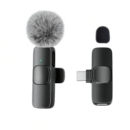 Type-C Port Professional Wireless Lavalier Microphone for Smartphones, Computers, Tablets, Plug and Play