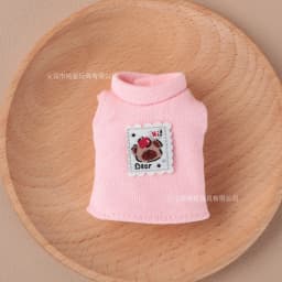 Doll Clothes Sleeveless Top Plaid JK Skirt Set Mini Dress Up Outfit Accessories For 10cm Joint Doll Fashion Doll Costume Gift
