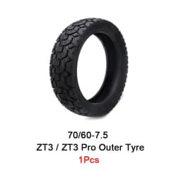 Original 11-inch Off-road Tires For Ninebot By Segway ZT3 / ZT3 PRO Electric Scooter 70/60-7.5 Tubeless Tyres Wheel Accessories