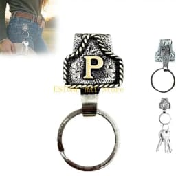 Western Metal Keychain Key Holder For Belt Quick Release Keychain Clip With Personalizing Design For Men Accessories