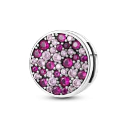 Silver Plated Purple Charms Flower Butterfly Dangle Charm Beads Fit Original Bracelet Diy Pendants