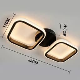 Modern Baked Enamel Finish LED Ceiling Lamp 3 Color Temperature Corridor Lights Balcony Lamps Bedroom Living Room 110V-240V