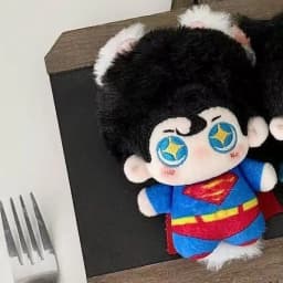 2026 New Anime Superman Clark Kent Plush Batman Bruce Wayne Plush Pendant Doll Classic Hero Plushie Movie Peripherals Fans Gift