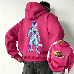 Dragon Ball Freeza Cartoon Anime 2026 New Spring and Autumn Men's and Women's Fashion Hooded Sports Hoodie