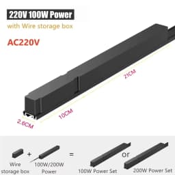 H6mm Ultra Thin Magnetic Track Light System 48V Living Room Ceiling Mount LED Ceiling Magnet Rail Lamp Spotlight Chandelier