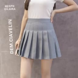 Pleated Skirt Female Student Korean Style Spring Summer Y2k New High Waist Slimming College Style A- Line Pink Plaid Skirt Women