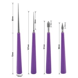 1set Hole Enlarger Tools Diamond Pearl Glass Beads Tipped Reaming File Reamer Jewelry Tools Diamond Needle File Sets Beading